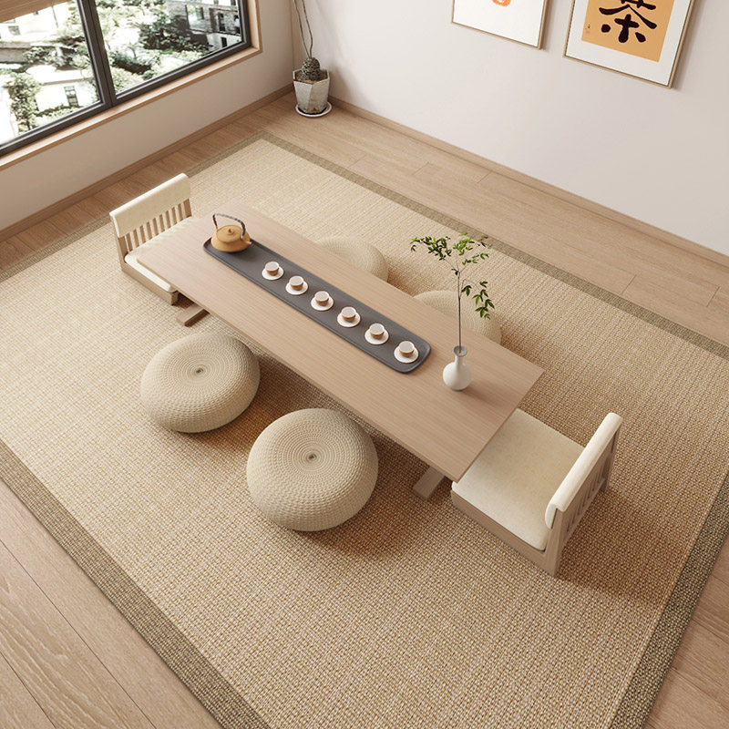 日式榻榻米地垫子茶室地垫加厚客厅卧室床边地毯阳台飘窗剑麻藤席,居家布艺,地毯,淘宝优惠券,粉丝福利购,淘宝优惠卷