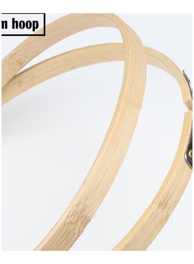 DIY Easy Flower Embroidery Kit with Bamboo Hoop for Beginner