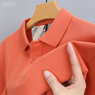 T恤男士 长袖 专柜高端100%纯棉秋季 MAROLcIO POLO衫 出口法国