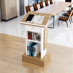 新款销演讲台引导台接待台迎宾台咨客台播音会议台发言台讲话讲台