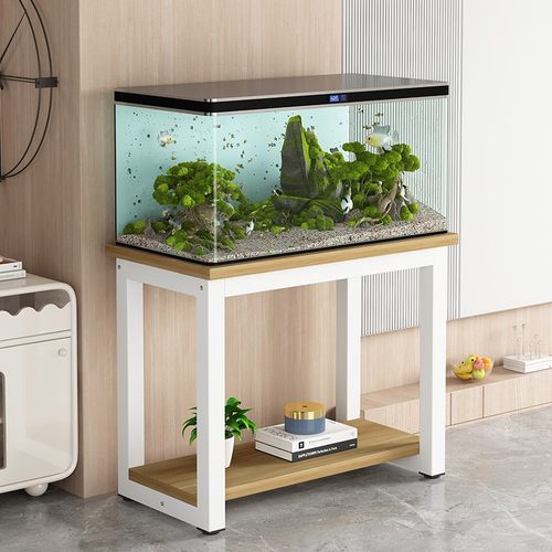 承重鱼缸架子客厅桌子双层落地底柜托架底座专用柜子支架底架