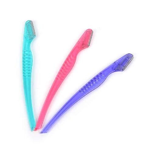 热销3Pcs Mini Eyebrow Trimmer Shaving Razor Blades Face Care