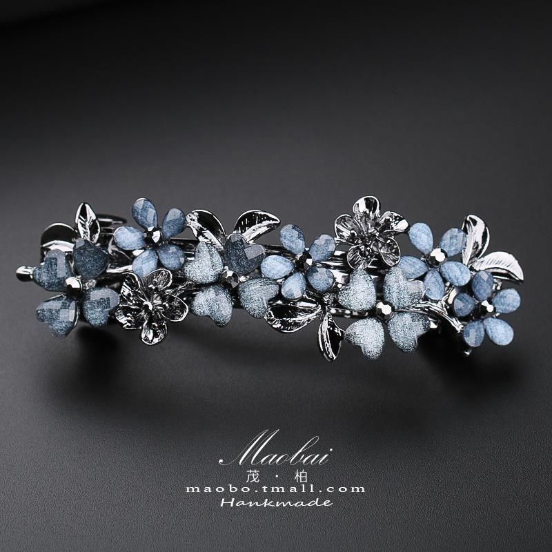 发夹女后脑勺字弹簧夹水钻妈妈发卡顶夹中年优雅大号横夹马尾夹,饰品/流行首饰/时尚饰品新,发饰,淘宝优惠券,粉丝福利购,淘宝优惠卷