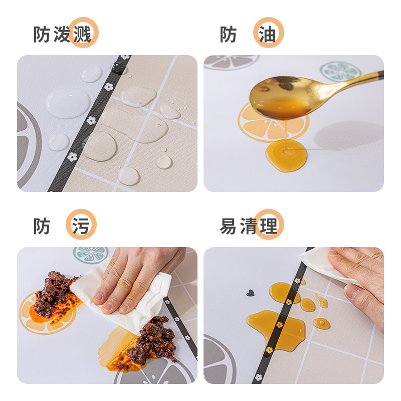 现货新款小c清新桌布免洗防水防油家用餐桌台布长方形轻奢高级感