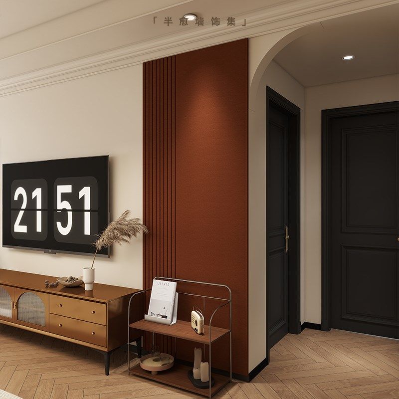 玄关背景墙改造装饰护墙板高级感自粘软木板照片墙留言板软包墙贴,家居饰品,软装墙贴,淘宝优惠券,粉丝福利购,淘宝优惠卷