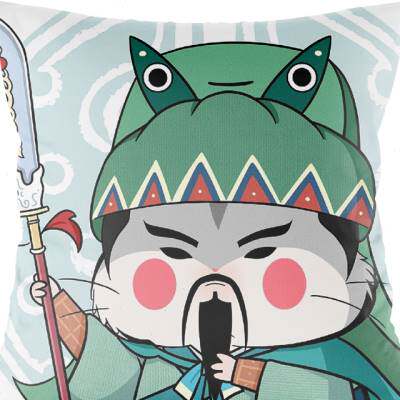 小约翰可汗抱枕可爱卡通仓鼠x双面定制沙发毛绒靠枕公仔生日礼物