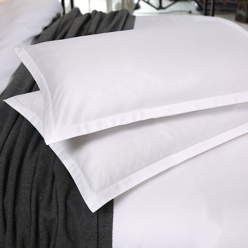 酒店布草床上四件套纯白色缎条床单被套宾馆民宿床套件可定制,床上用品,酒店床品套件,淘宝优惠券,粉丝福利购,淘宝优惠卷