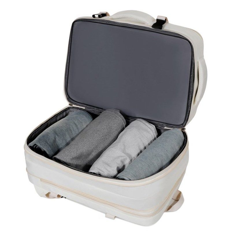 大容量双肩包男士商务出差行李包电脑包女多层旅游背包学生书包