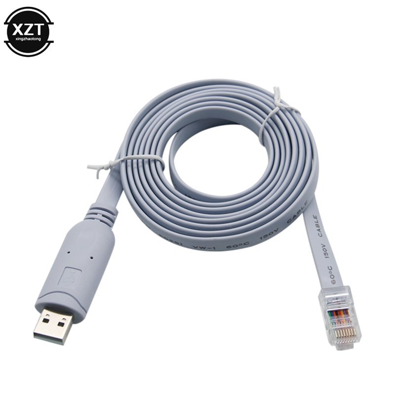 速发1.8m Pl2303ra USB Rs232 to RJ45 Console Cable for Cisco