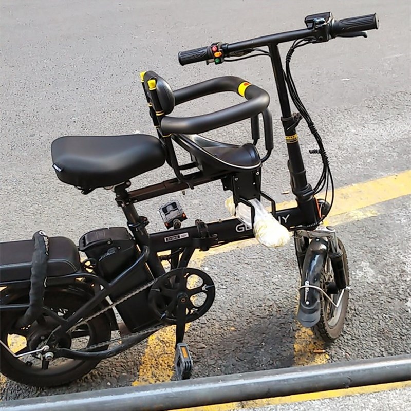 电单车宝宝座椅折叠电动车儿童安全坐凳代驾电车椅子电自行车坐椅