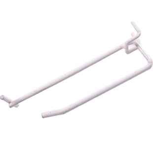 货架挂钩超市孔板双线挂钩白色加粗食品饰品手机配件洞洞板挂钩