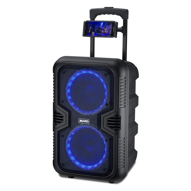 双8寸低音音箱户外大功率蓝牙音箱移动便捷R式会议室学校音响