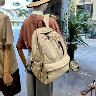 轻便防水旅行双肩包女2025新款时尚休闲牛津布书包外出女士背包大