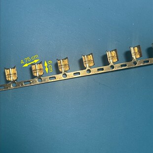 454B铜扣连带连绕端子 铜扣U型端子10000只 横带端子压线扣连带J