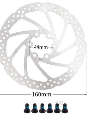MEROCA MTB Hydraulic Brakes Set for Bicycle Disc 4 Pushes Pi