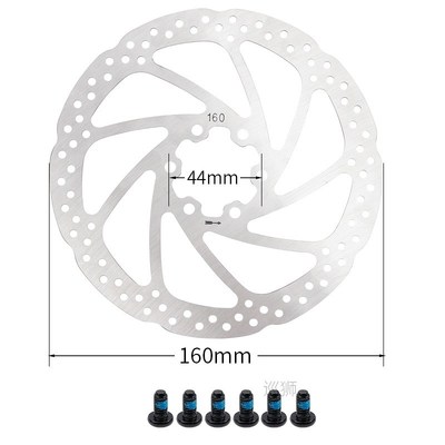 MEROCA MTB Hydraulic Brakes Set for Bicycle Disc 4 Pushes Pi
