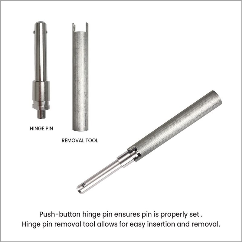 隐藏式铰链五金件 - 简易 DIY 隐藏门系统,重型旋转门铰链