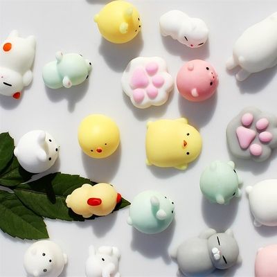 速发10Pcs Different Fidget kawai Kids Adult Toys Mochi Squis