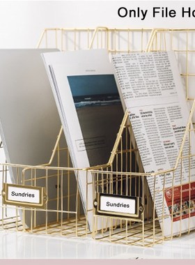 Nordic Style Mesh Book Shelf Stand Home Office Bedroom File