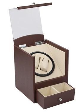 电动马达手表收纳盒机械表展r示盒单马达盒手表收藏盒watch winde
