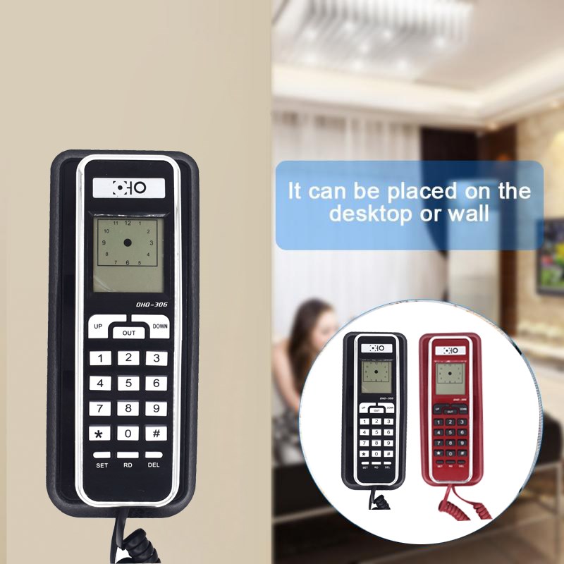 厂家FSK/DTMF Corded Phone Caller ID Telephone Landline Telep