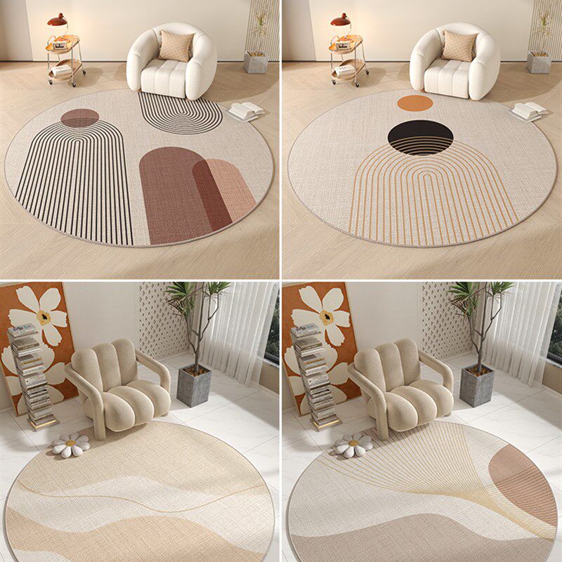 圆形地毯高级感客厅沙发茶几椅子垫免洗加厚卧室电脑椅转椅梳地垫,居家布艺,转椅地垫,淘宝优惠券,粉丝福利购,淘宝优惠卷