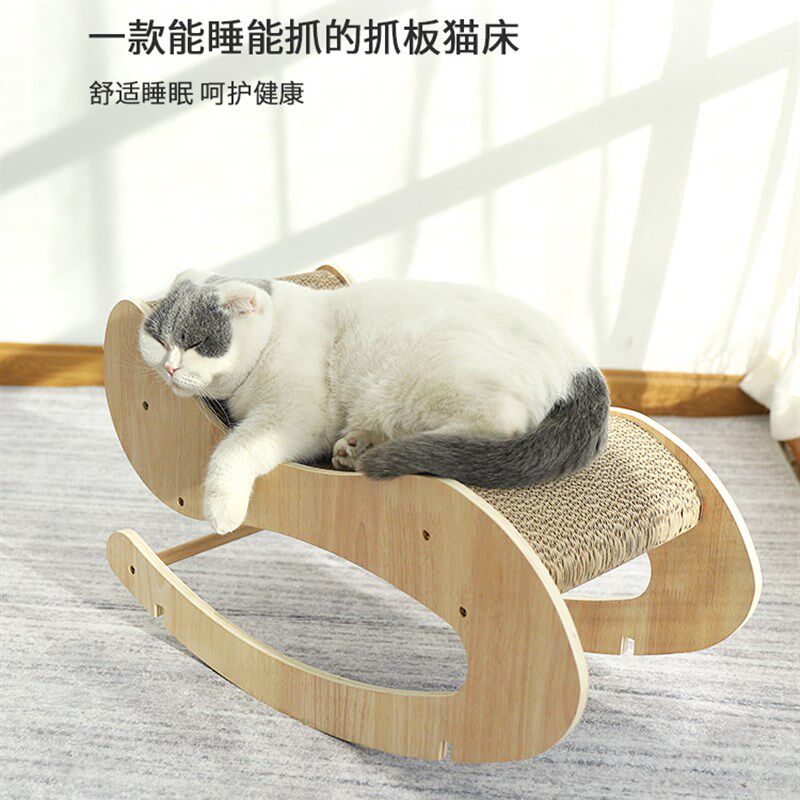 碎钞鸡 喵仙儿猫抓板磨爪器大号瓦楞纸猫窝猫牀不掉屑沙发包邮高性价比高么？