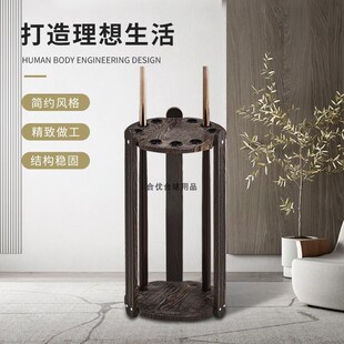 台球杆放置架球房落地收纳置物球杆架台球桌配件用品支架子球杆柜