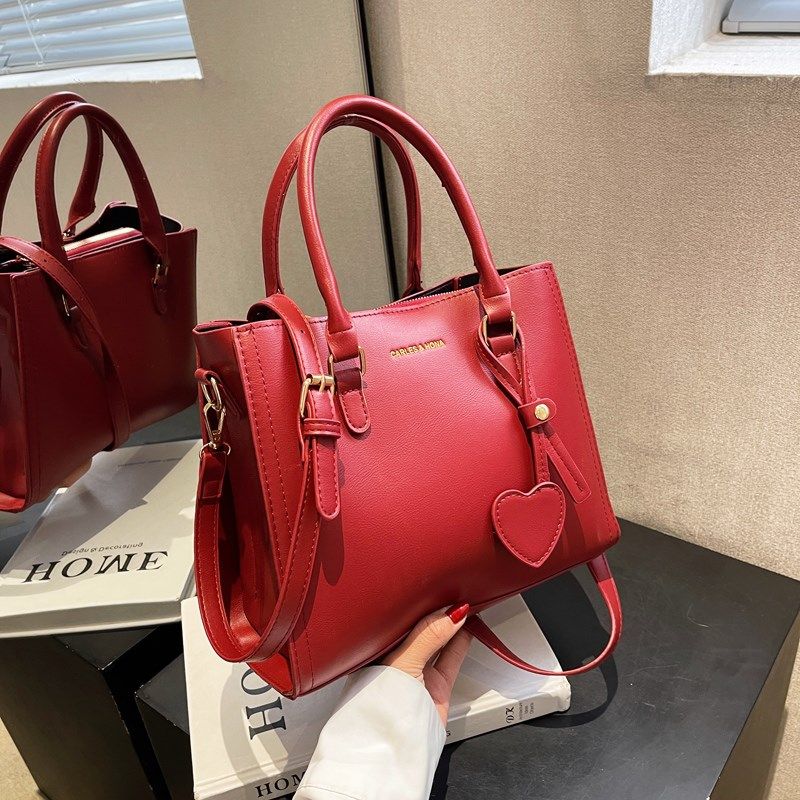 红色婚包女新娘包2025新款结婚包平时可用妈妈婆婆时尚单肩斜挎包