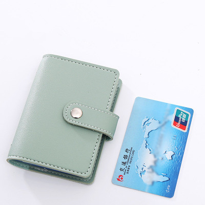 现货Women's 26 Cards Slim PU LeatheFr ID Credit Card Holder