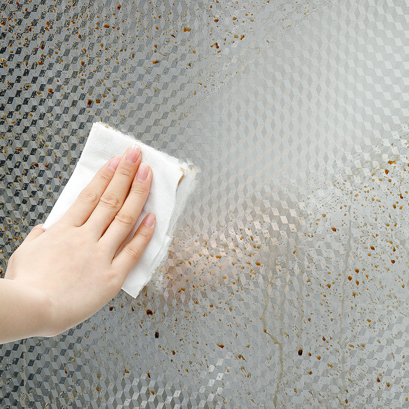 厨房贴纸b防油污防水耐高温自粘墙纸防潮防霉橱柜台用铝箔纸抽屉