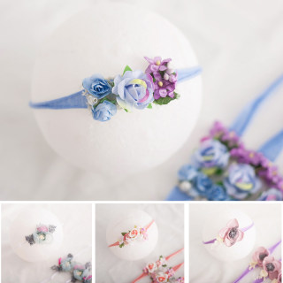 极速Baby Girl Headbands Bows Flowers Elastic Bebe Infant Hai