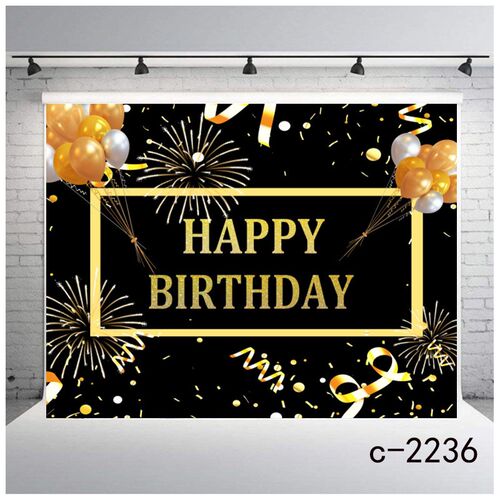 亚马逊摄影背景布 跨境装饰幕布 happy Birthday生日.拍照背景墙