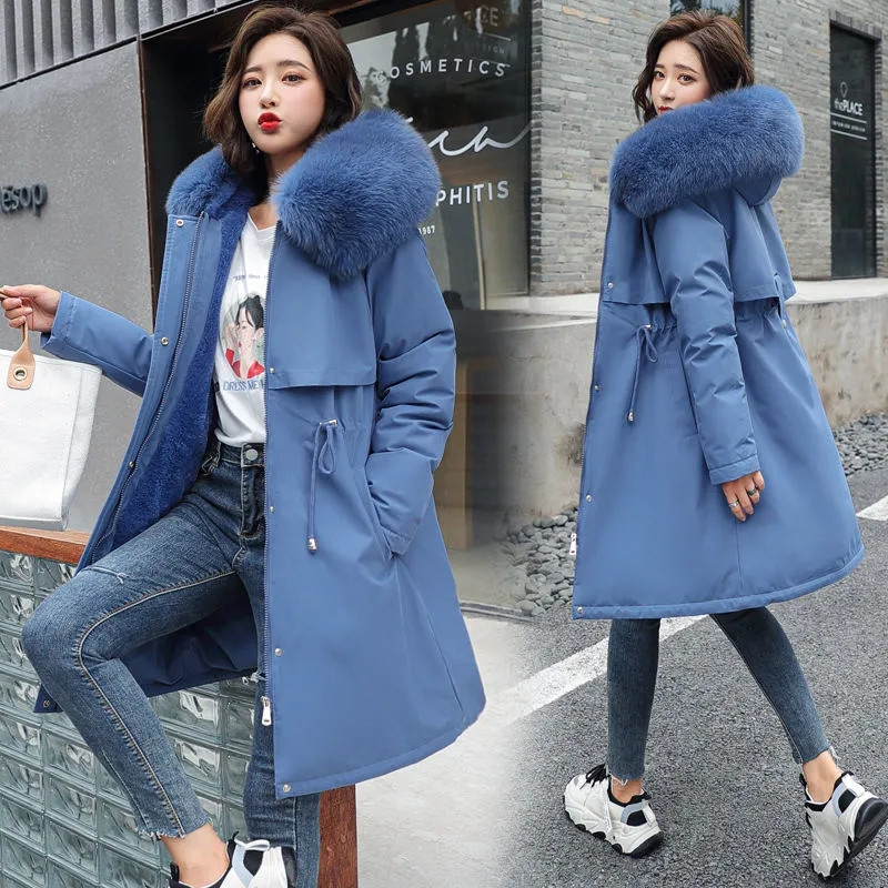 速发2022 New Winter Jacket Women Parkas Warm Casual Parka Cl