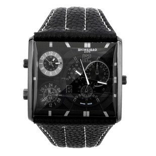 Shape Men Zone Movement Fashion Dual Time 推荐 Square New