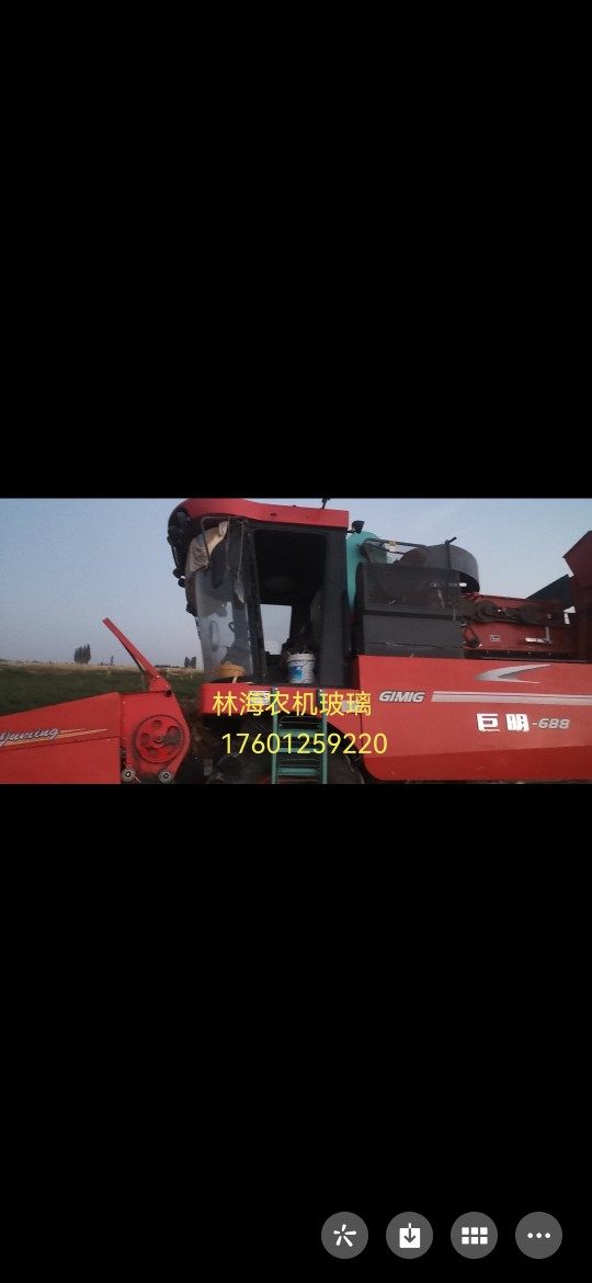 热销巨明/谷王/谷神/小麦收割机玻璃玉米收割机车门玻璃前挡玻璃
