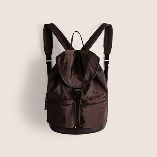 2024春季新款韩版小众日系慵懒风双肩包女通勤简约百搭大学生书包