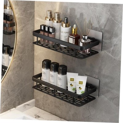 Bathroom shelf wall hanging toilet shower room storage rack
