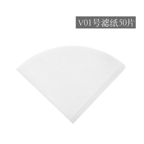 泰摩 手冲咖啡壶滤纸V60锥形扇形过滤杯V01滴滤杯过滤纸1-2人份