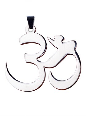 小众高货Men's fashion personalized stainless steel Sanskrit