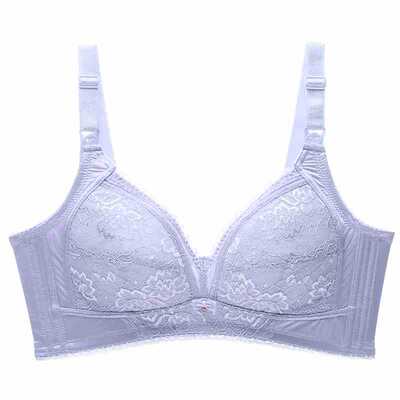 纯棉高品质前开扣无钢圈哺乳文胸大码全罩杯孕妇内裤母乳喂养胸罩