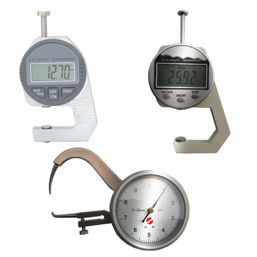 弯尖钢板薄膜厚卡钳尖头测厚仪表1.平高精度管测厚规规00数显0头