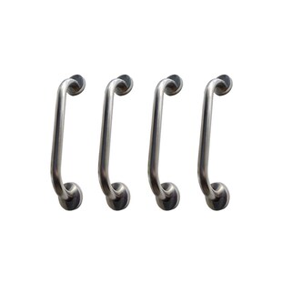 简约不锈钢木门拉手明装店铺对开门长把手美式酒吧大门推拉圆手柄