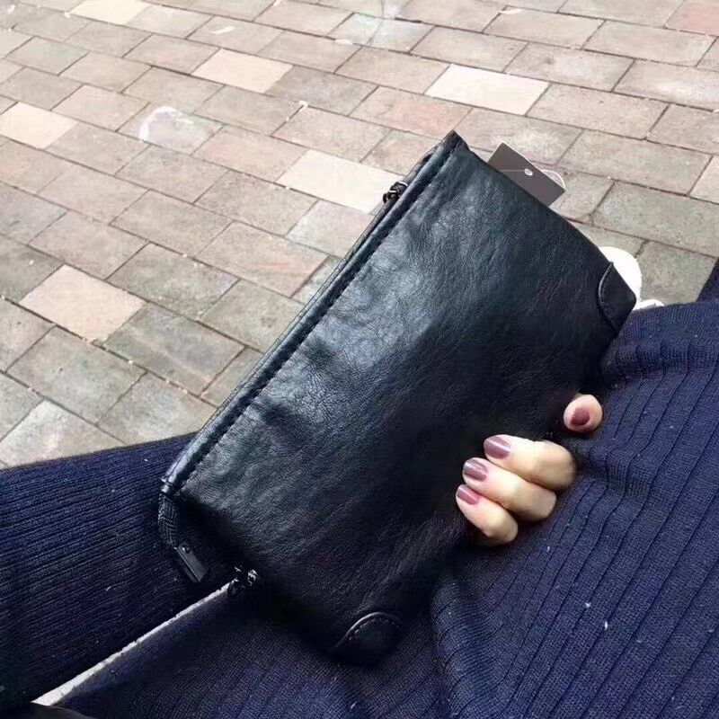 夏百搭水洗羊纹皮软面链条迷你小包手机I包潮流手拿包休闲单肩斜