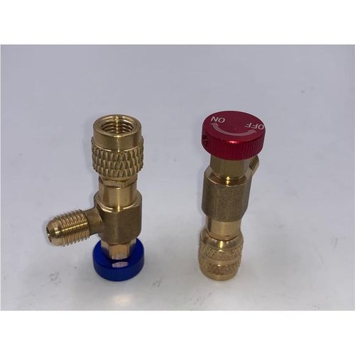 空调加氟接头冷媒加液安全阀 R22 R410 制冷剂快速转接头专用工具