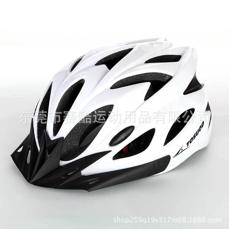 骑行头盔一体成型山地车头盔外卖头盔自行车头盔轮滑儿Z童盔安全