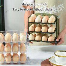 Refrijgerator Storage Egg Holder Container Trays Plastic