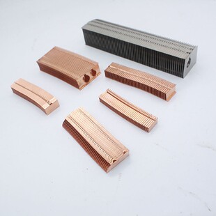 笔记本电脑散热翅片全铜鳍片散热片矩形鳍片热管焊接鳍片长度DIY