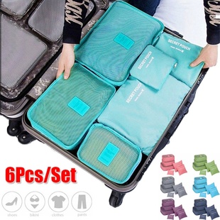 Travel set Storage Bag 速发6pcs Organizer Luggage Suitcase