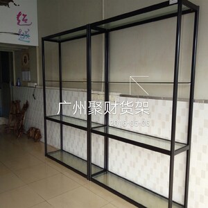 实惠玻璃柜/简单玻璃展柜/模型展柜/花店货架/陶瓷货架/礼品展柜